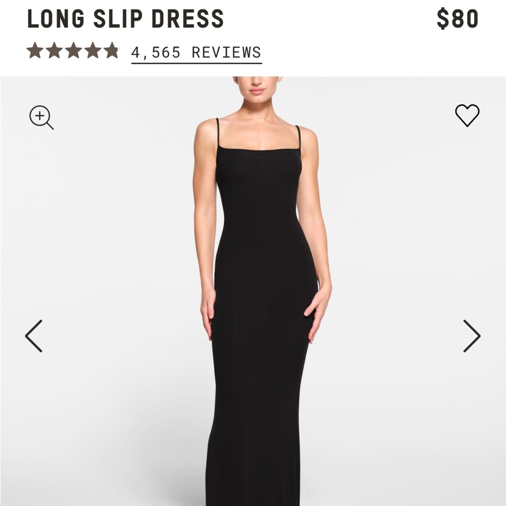 SKIMS soft lounge long slip dress